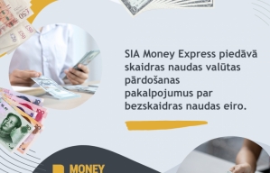 Skaidras naudas valūtas pārdošanas pakalpojumi par bezskaidras naudas eiro