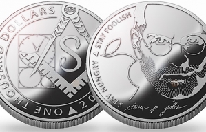 На украинских монетах появился Джобс