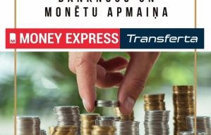 Pakalpojums pieejams Money Express/Transferta centros. 