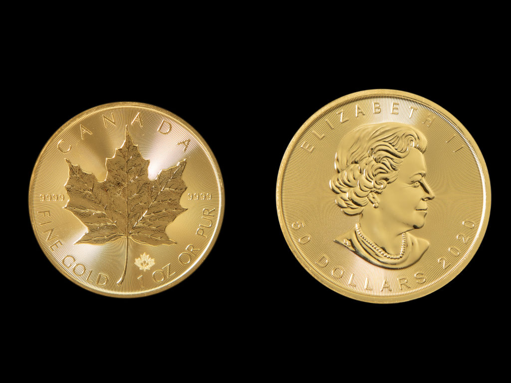1 oz. Maple Leaf Au.